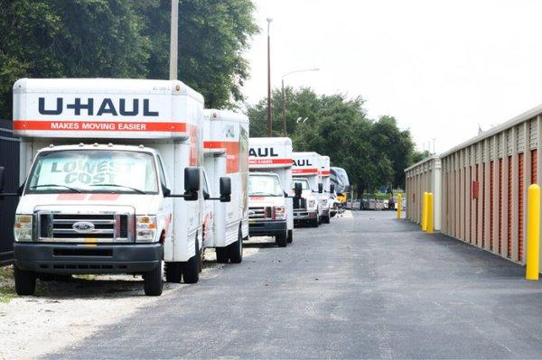 U-Haul truck rentals available