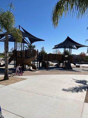 Larger play structure for older kids