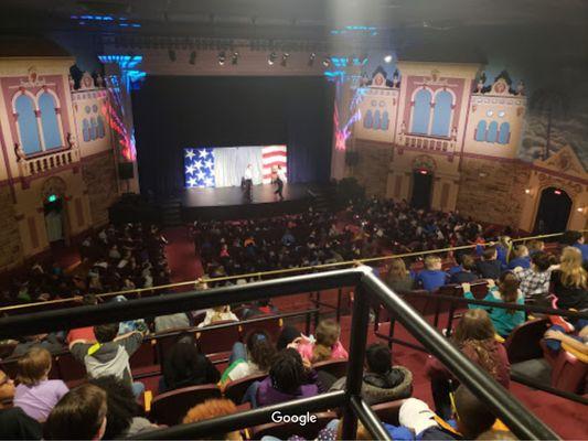 View from the balcony seating area