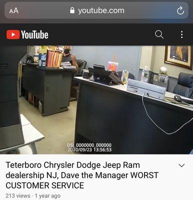 Very deceptive manager Dave