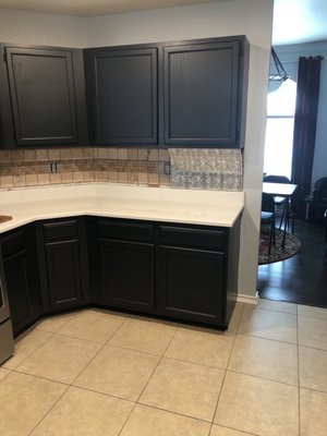 Part of the countertop work that they did for us.