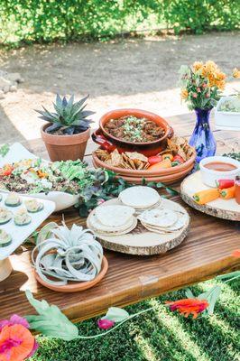 Taco Bar - Housemade tortillas + slow roasted guajillo chile adobo barbacoa