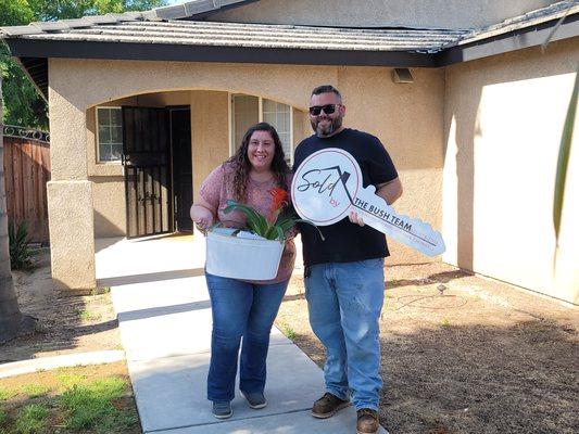 Congratulations James & Bree Anna on the purchase of your first home!