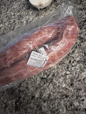 Expired sausage