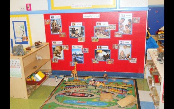 Preschool Blocks Center: We provide activities that encourage exploration and discovery.