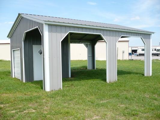 Carport With Storage Unit