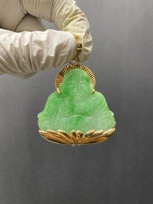 Jade Buddha Pendant