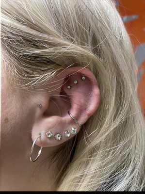 Faux Rook / Flat / Helix and Conch by Jay