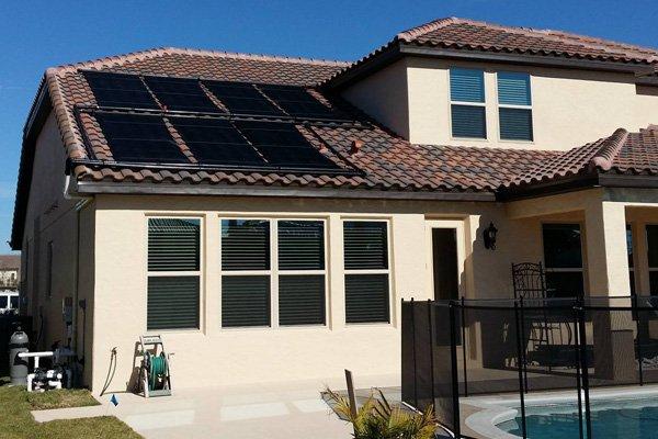 Solar Panels for Pool Install