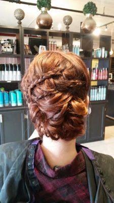 Bridal updo