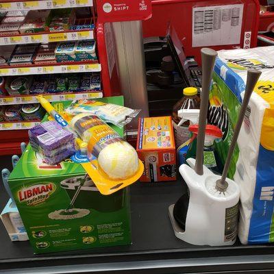 Buying cleaning supplies