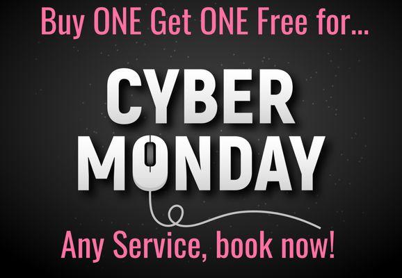 Check out our great CYBER Monday deal!