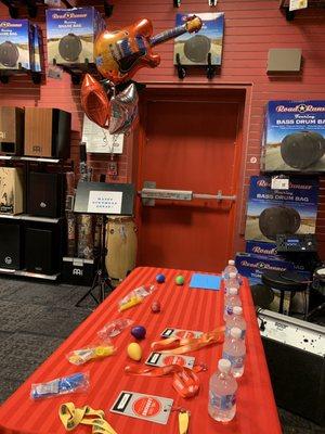 Guitar Center birthday party!!!