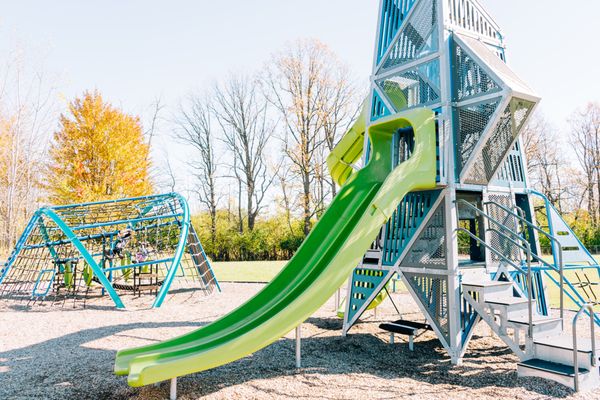 This landscape structure playground is best for children ages 5-12.