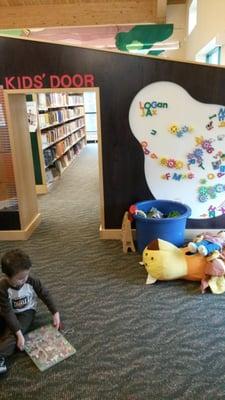 Tiny kids area - Milford Public Library.