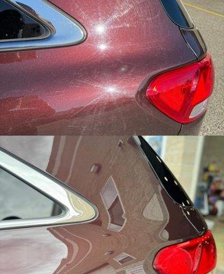 Multi stage paint correction