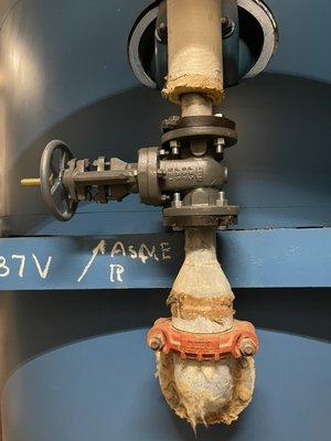 New valve for existing water heater