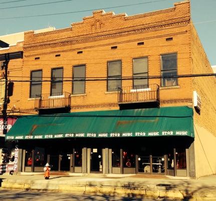 downtown columbia on Assembly street. There is street side parking.