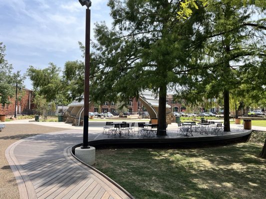 Picnic area and seating