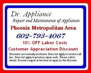 Appliance Repair Coupon