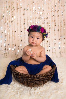 Studio Photo Shoot. Just before Turning One Year Old.