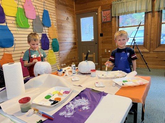 Pumpkin painting!