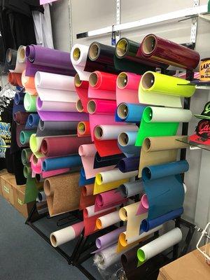 Heat transfer vinyl now available