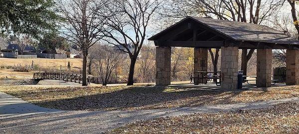 The pavilion for picnicking.