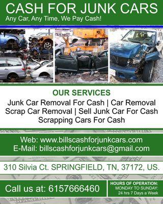 Scrap car removal NASHVILLE