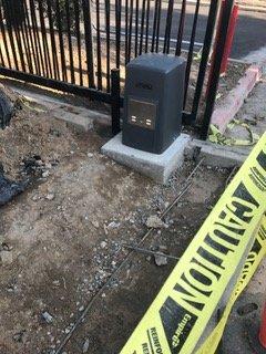 Gate Operator Installation for The Parks at Fig Garden; ICON Builders Project in Fresno, CA.