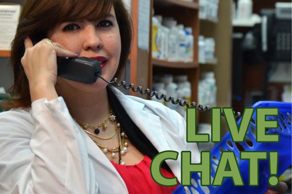 Chat with our pharmacist online at www.sunsetrxpharmacy.com You will receive a personalized service whenever you need it!