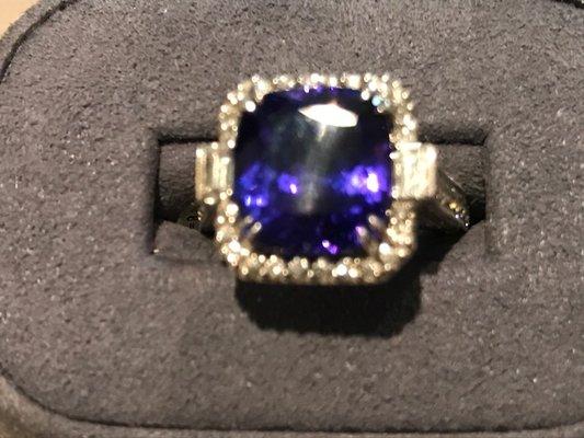 Tanzanite and Diamonds