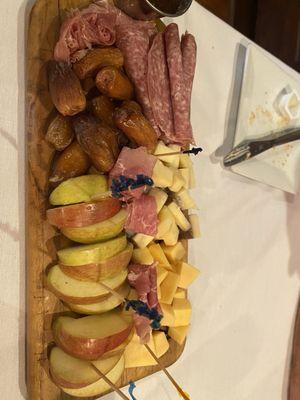 Charcuterie board with no bread/crackers