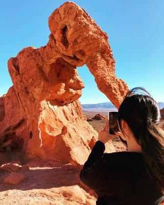 You can take the amazing picture at the Valley of Fire