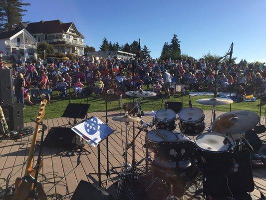 Supporting the Danny Vernon Illusion of Elvis show in Steilacoom, WA.  Summer 2016