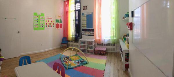 Our play/educational area. Where children in our group family daycare learn, play, & grow under the best care.