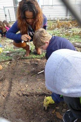 Learning about plants and gardening