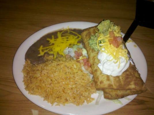 Chicken chimichanga