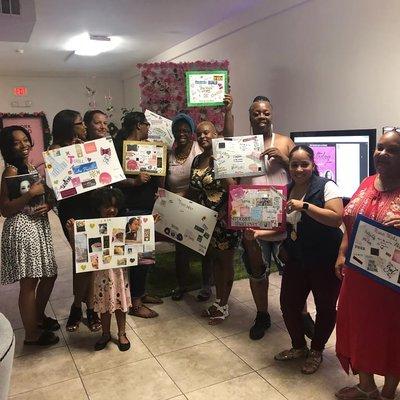 We host vision/affirmation board events for any occasion.