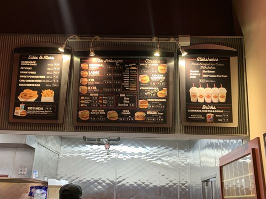 Fatburger menu