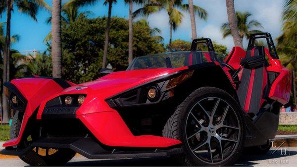 Red Slingshot for Rent in Miami