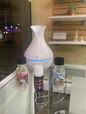 Diffusers and essential oils!