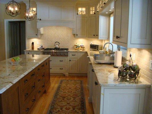 Beautiful inset full custom Grabill kitchen