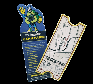 Custom Die-cut Tickets and Bookmarks