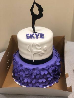 Custom dance cake