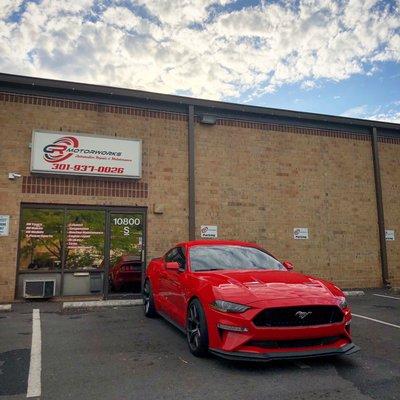 Mustang Completed after some exhaust modifications and maintenance