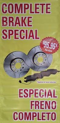 Brake Special!