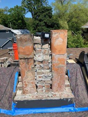 Chimney rebuild