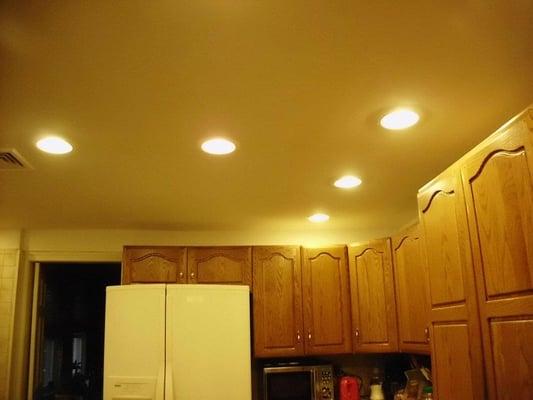 Kitchen Remodeling/Recessed Lighting - After