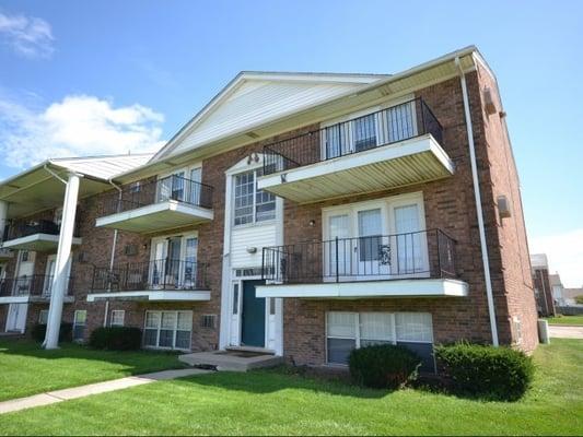 Apartments with their own private balcony at Georgetown Apartments, 28123 23 Mile Road
Chesterfield, MI 
48051